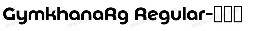GymkhanaRg Regular字体转换 GymkhanaRg Regular字体转换